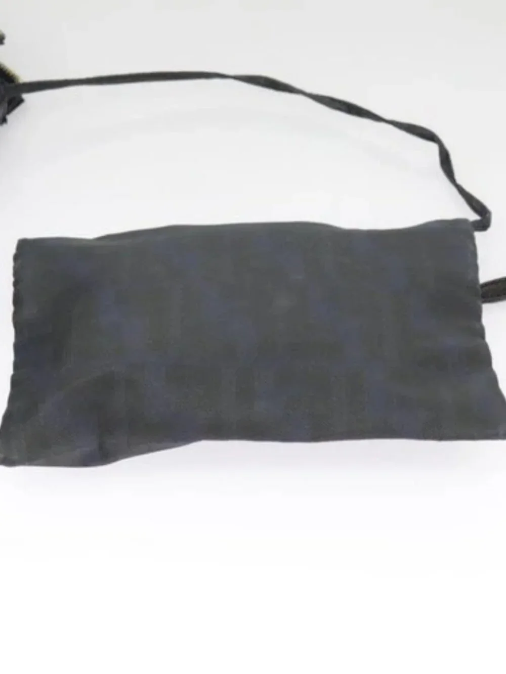 FENDI Zucca Canvas Tote Bag Gold Navy Auth ep6478 - Picture 12 of 16